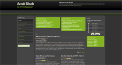 Desktop Screenshot of amitshah.in
