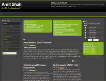 Tablet Screenshot of amitshah.in